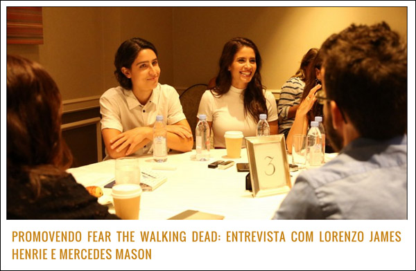 ps_entrevista com Lorenzo James Henrie e Mercedes Mason