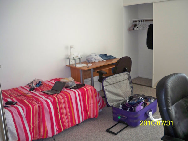 Meu primeiro quarto em LA - 2010